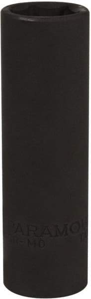 Paramount - 1/2" Drive 16mm Deep Impact Socket - 6 Points, 3-5/64" OAL - Apex Tool & Supply