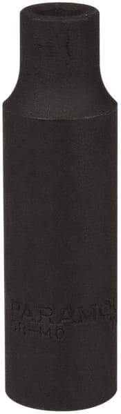 Paramount - 1/2" Drive 8mm Deep Impact Socket - 6 Points, 3-5/64" OAL - Apex Tool & Supply