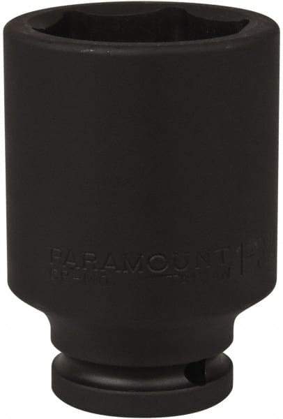 Paramount - 3/4" Drive 1-3/4" Deep Impact Socket - 6 Points, 3-35/64" OAL - Apex Tool & Supply