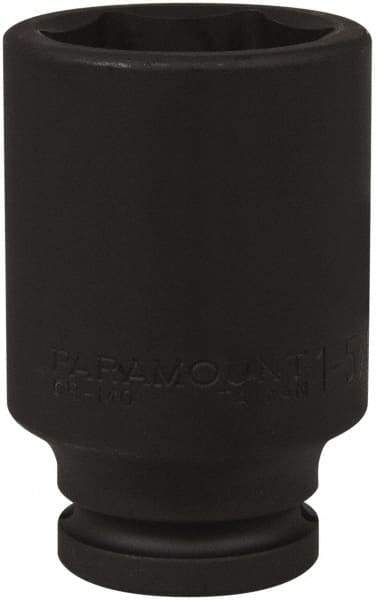 Paramount - 3/4" Drive 1-5/8" Deep Impact Socket - 6 Points, 3-35/64" OAL - Apex Tool & Supply
