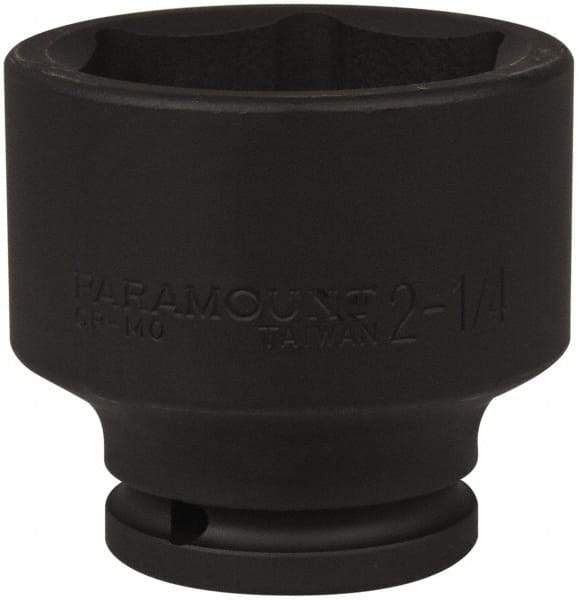 Paramount - 3/4" Drive 2-1/4" Standard Impact Socket - 6 Points, 2-7/8" OAL - Apex Tool & Supply