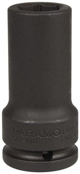 Paramount - 3/4" Drive 22mm Deep Impact Socket - 6 Points, 3-35/64" OAL - Apex Tool & Supply