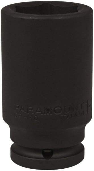 Paramount - 3/4" Drive 1-3/8" Deep Impact Socket - 6 Points, 3-35/64" OAL - Apex Tool & Supply
