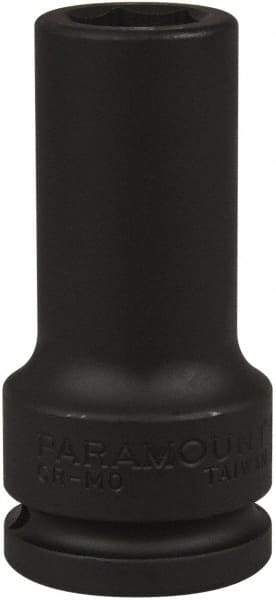 Paramount - 3/4" Drive 19mm Deep Impact Socket - 6 Points, 3-35/64" OAL - Apex Tool & Supply