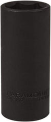 Paramount - 1/2" Drive 24mm Deep Impact Socket - 6 Points, 3-1/2" OAL - Apex Tool & Supply