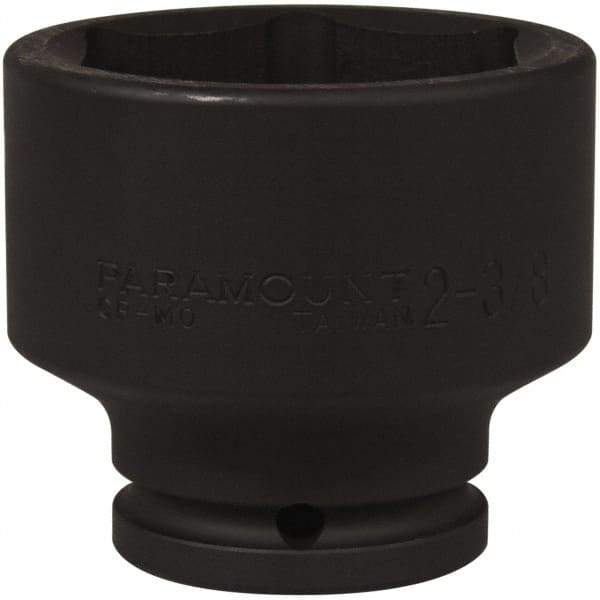 Paramount - 3/4" Drive 2-3/8" Standard Impact Socket - 6 Points, 2-7/8" OAL - Apex Tool & Supply