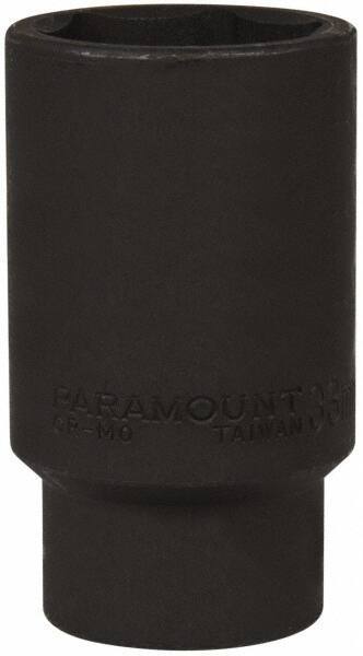 Paramount - 1/2" Drive 33mm Deep Impact Socket - 6 Points, 3-1/2" OAL - Apex Tool & Supply