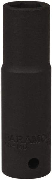 Paramount - 1/2" Drive 9/16" Deep Impact Socket - 6 Points, 3-5/16" OAL - Apex Tool & Supply