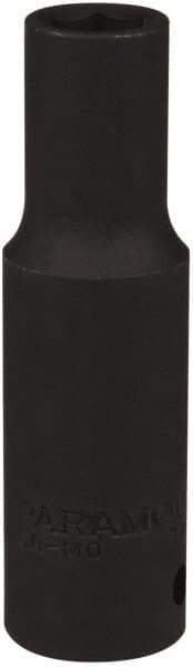 Paramount - 1/2" Drive 7/16" Deep Impact Socket - 6 Points, 3-5/16" OAL - Apex Tool & Supply
