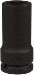 Paramount - 3/4" Drive 24mm Deep Impact Socket - 6 Points, 3-35/64" OAL - Apex Tool & Supply
