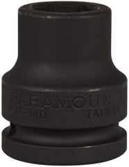 Paramount - 3/4" Drive 19mm Standard Impact Socket - 6 Points, 2" OAL - Apex Tool & Supply