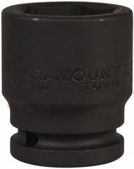 Paramount - 3/4" Drive 1-5/16" Standard Impact Socket - 6 Points, 2-1/4" OAL - Apex Tool & Supply