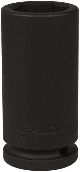 Paramount - 3/4" Drive 1-1/8" Deep Impact Socket - 6 Points, 3-35/64" OAL - Apex Tool & Supply