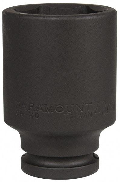 Paramount - 3/4" Drive 43mm Deep Impact Socket - 6 Points, 3-35/64" OAL - Apex Tool & Supply
