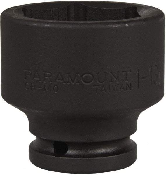 Paramount - 3/4" Drive 1-13/16" Standard Impact Socket - 6 Points, 2-7/16" OAL - Apex Tool & Supply