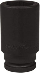 Paramount - 3/4" Drive 35mm Deep Impact Socket - 6 Points, 3-35/64" OAL - Apex Tool & Supply