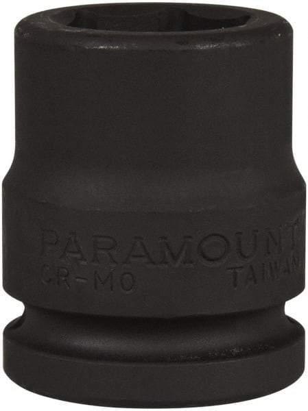 Paramount - 3/4" Drive 25mm Standard Impact Socket - 6 Points, 2-3/32" OAL - Apex Tool & Supply