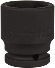 Paramount - 3/4" Drive 34mm Standard Impact Socket - 6 Points, 2-1/4" OAL - Apex Tool & Supply