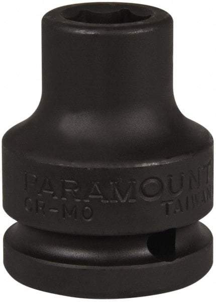 Paramount - 3/4" Drive 9/16" Standard Impact Socket - 6 Points, 2" OAL - Apex Tool & Supply