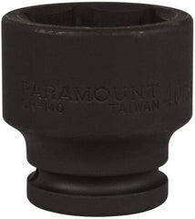 Paramount - 3/4" Drive 40mm Standard Impact Socket - 6 Points, 2-9/32" OAL - Apex Tool & Supply