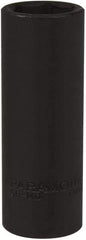 Paramount - 1/2" Drive 13/16" Deep Impact Socket - 6 Points, 3-5/16" OAL - Apex Tool & Supply