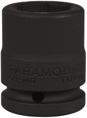 Paramount - 3/4" Drive 27mm Standard Impact Socket - 6 Points, 2-3/32" OAL - Apex Tool & Supply