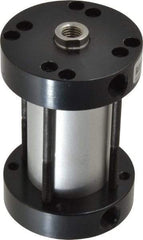 Parker - 2" Stroke x 1-1/8" Bore Double Acting Air Cylinder - 1/8 Port, 5/16-24 Rod Thread, -10 to 200°F - Apex Tool & Supply
