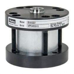 Parker - 1" Stroke x 1-1/2" Bore Double Acting Air Cylinder - 1/8 Port, 3/8-24 Rod Thread, -10 to 200°F - Apex Tool & Supply