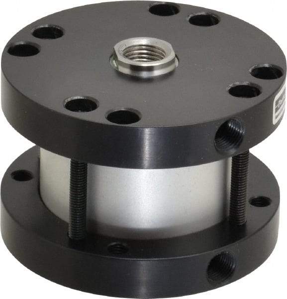 Parker - 1" Stroke x 2" Bore Double Acting Air Cylinder - 1/8 Port, 1/2-20 Rod Thread, -10 to 200°F - Apex Tool & Supply