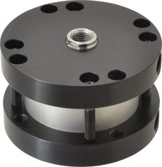 Parker - 1" Stroke x 2-1/2" Bore Double Acting Air Cylinder - 1/4 Port, 1/2-20 Rod Thread, -10 to 200°F - Apex Tool & Supply