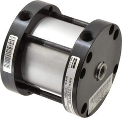 Parker - 2" Stroke x 2-1/2" Bore Double Acting Air Cylinder - 1/4 Port, 1/2-20 Rod Thread, -10 to 200°F - Apex Tool & Supply
