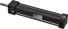 Parker - 4" Stroke x 3/4" Bore Double Acting Air Cylinder - 1/8 Port, 1/4-20 Rod Thread, 200 Max psi, -10 to 165°F - Apex Tool & Supply