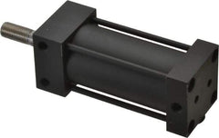 Parker - 2" Stroke x 1-1/4" Bore Double Acting Air Cylinder - 1/8 Port, 3/8-24 Rod Thread, 200 Max psi, -10 to 165°F - Apex Tool & Supply