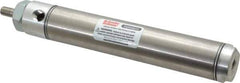 Parker - 4" Stroke x 1-1/16" Bore Double Acting Air Cylinder - 1/8 Port, 5/16-24 Rod Thread, 250 Max psi, 14 to 140°F - Apex Tool & Supply