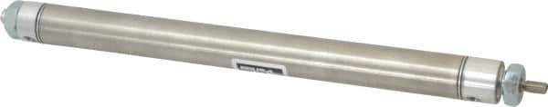 Parker - 10" Stroke x 1-1/16" Bore Double Acting Air Cylinder - 1/8 Port, 5/16-24 Rod Thread, 250 Max psi, 14 to 140°F - Apex Tool & Supply