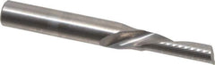 Onsrud - 3/16" Cutting Diam x 5/8" Length of Cut, 1 Flute, Downcut Spiral Router Bit - Uncoated, Right Hand Cut, Solid Carbide, 2" OAL x 1/4" Shank Diam, Single Edge, 22° Helix Angle - Apex Tool & Supply