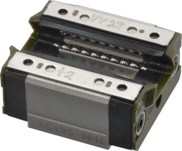 THK - 40.4mm L x 34mm W x 19.5mm H, 26mm Lateral Hole Spcg, Horizontal Mount Radial SR Block - 9.5mm Overhang, 5.39 Kn Dynamic Capacity, M4x7 Hole, 11.1 kn Static Load Rating, 24" High Assembly - Apex Tool & Supply