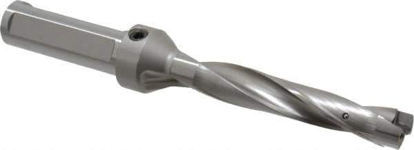Kennametal - 20.64 to 21.14mm Diam, 5xD, 110mm Max Depth, 1" Shank Diam, 136.53mm Flute, 234.95mm OAL, Replaceable Tip Drill - KSEM0813 Insert, 3 Seat Size, Series KSEM - Apex Tool & Supply