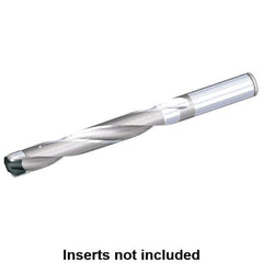 Kennametal - 12.7 to 13.2mm Diam, 7xD, 88.9mm Max Depth, 1/2" Shank Diam, 101.85mm Flute, 142.88mm OAL, Replaceable Tip Drill - KSEM0500 Insert, C Seat Size, Series KSEM - Apex Tool & Supply