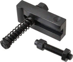 Value Collection - 3/8-16 Tap Size, Steel Strap Clamp Assembly - Single End Clamp, Radius Strap Nose, 5/8" Strap Thickness, 3/4" Travel, 3" Strap Len, 1-1/4" Strap Width - Apex Tool & Supply