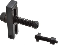 Value Collection - 1/2-13 Tap Size, Steel Strap Clamp Assembly - Single End Clamp, Radius Strap Nose, 5/8" Strap Thickness, 1" Travel, 4" Strap Len, 1-1/4" Strap Width - Apex Tool & Supply