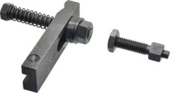 Value Collection - 1/2-13 Tap Size, Steel Strap Clamp Assembly - Single End Clamp, Radius Strap Nose, 5/8" Strap Thickness, 1-1/2" Travel, 4-1/2" Strap Len, 1-1/4" Strap Width - Apex Tool & Supply