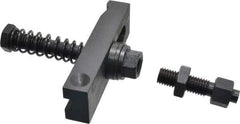 Value Collection - 5/8-11 Tap Size, Steel Strap Clamp Assembly - Single End Clamp, Radius Strap Nose, 7/8" Strap Thickness, 1-1/2" Travel, 5" Strap Len, 1-1/2" Strap Width - Apex Tool & Supply