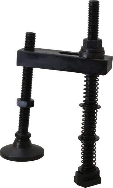 Value Collection - 5/8-11 Tap Size, Steel Strap Clamp Assembly - Swing Clamp, 7/8" Strap Thickness, 1-1/2" Travel, 5" Strap Len, 1-1/2" Strap Width - Apex Tool & Supply