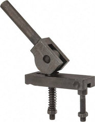 Value Collection - 3/8-16 Tap Size, Steel Strap Clamp Assembly - Center Cam, 5/8" Strap Thickness, 1" Travel, 4" Strap Len, 1-1/4" Strap Width - Apex Tool & Supply