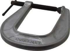 Wilton - Light-Duty 2-1/2" Max Opening, 4-3/4" Throat Depth, Ductile Iron Standard C-Clamp - 1,600 Lb Capacity, 0" Min Opening, Extra Deep Throat - Apex Tool & Supply