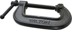 Wilton - Light-Duty 3" Max Opening, 1-7/8" Throat Depth, Ductile Iron Standard C-Clamp - 1,800 Lb Capacity, 0" Min Opening, Standard Throat Depth - Apex Tool & Supply
