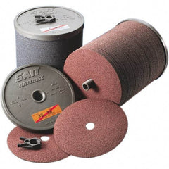 Sait - 7" Diam 7/8" Hole 36 Grit Fiber Disc - Very Coarse Grade, Zirconia Alumina, Series 3Z - Apex Tool & Supply
