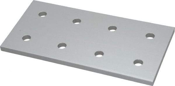 80/20 Inc. - 3" Wide, 6" High, Open Shelving 8 Hole Joining Strip - Aluminum, Use with Series 15 & Bolt Kit 3320 or 3325 - Apex Tool & Supply