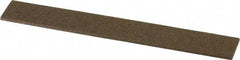 Norton - 4" Long x 1/2" Wide x 1/16" Thick, Aluminum Oxide Sharpening Stone - Taper, Coarse Grade - Apex Tool & Supply